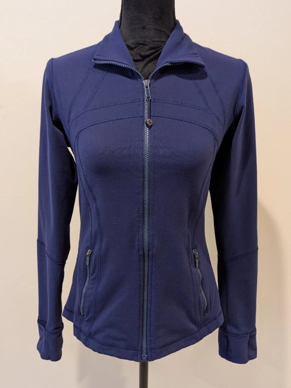 LULULEMON Sz 10 DEFINE Jacket TRUE NAVY BLUE Midnight Women's Athleisure EUC
